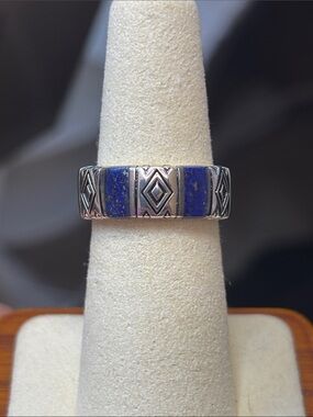 925 South Western Lapis Lazuli Sterling Silver Ring